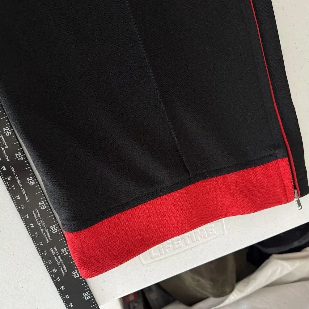 + RARE Vintage Reebok Chicago Bulls NBA Fusion Warm Up Track Pants Y2K Black XL